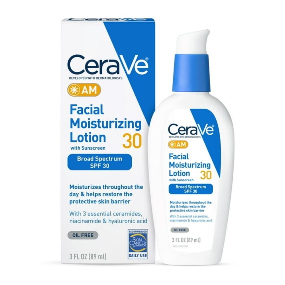 NEW Cerave AM Facial Moisturizing‎ Lotion SPF30 Daily Hydration Oil Free
